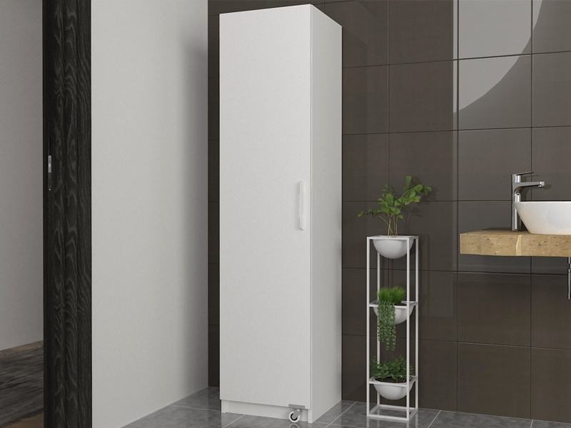 Dulap Organizator Baie/Bucatarie UnicUtil, 44 x 44 x 180 cm, Alb