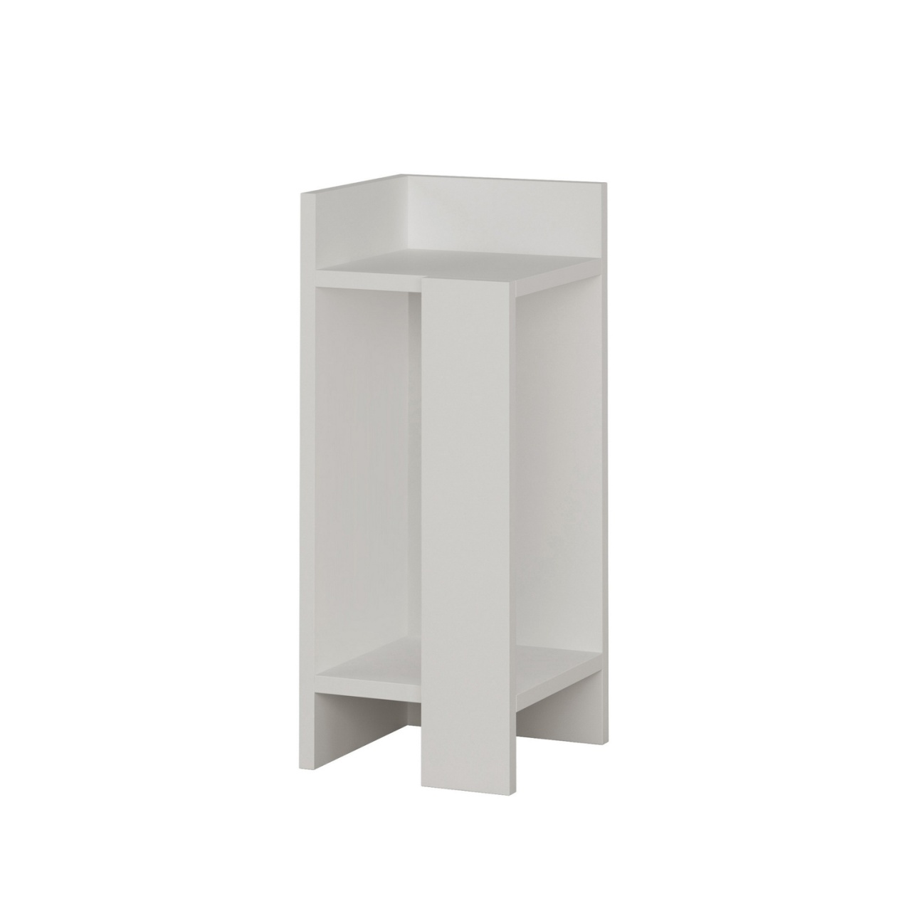 Noptiera, Stylish Minimalist, UnicUtil, 27 x 25 x 60 cm, Alb