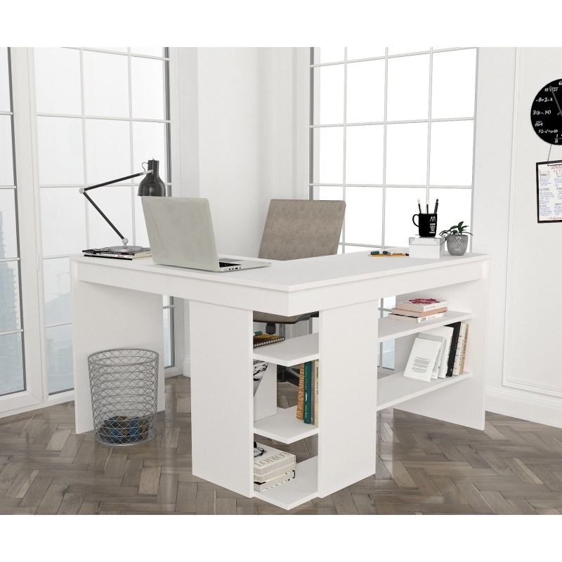 Biroul Multifuncțional, Modern Workspace, UnicUtil, 120 x 45 x 73.8 cm, Alb