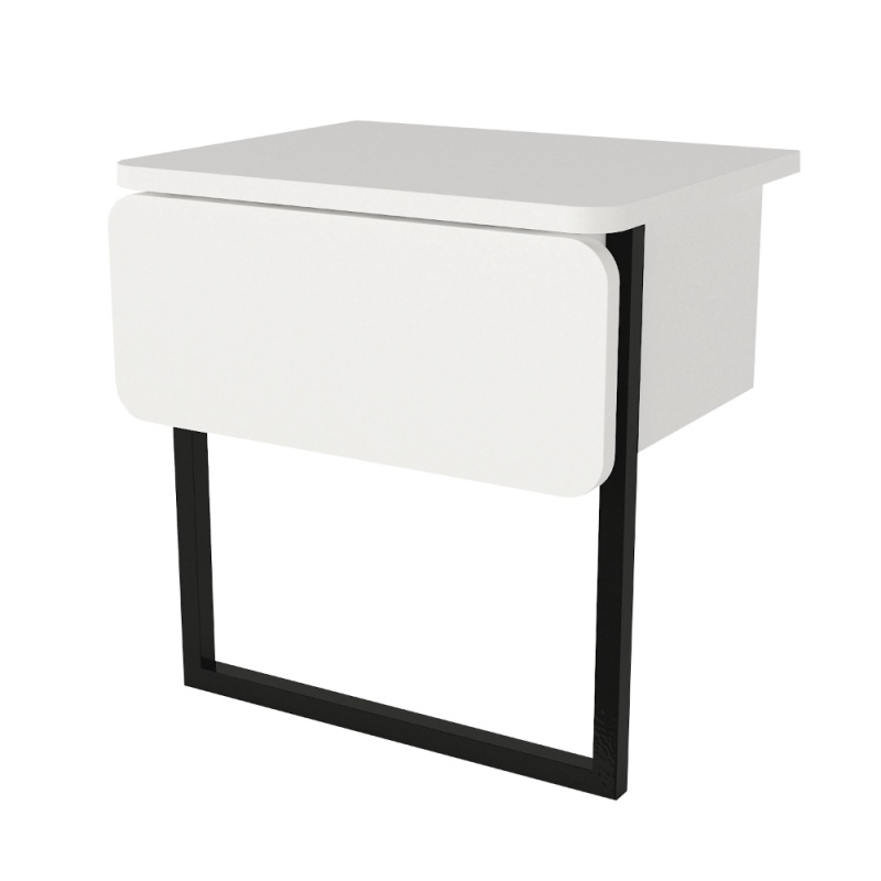 Noptieră, Vala Nightstand, UnicUtil, Alb