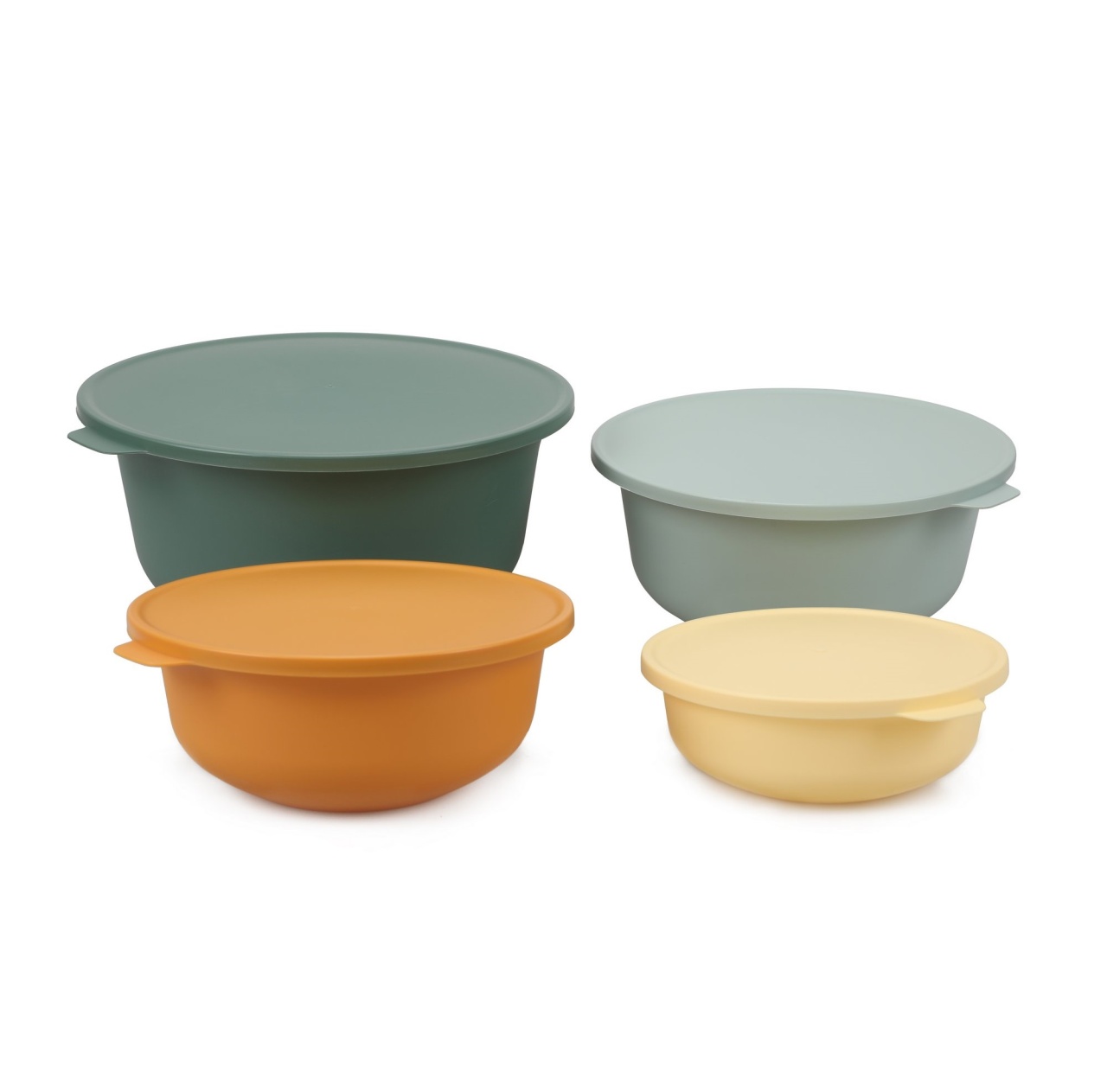 Set 4 recipiente alimentare , UnicUtil, Lightweight Elegant, Multicolor