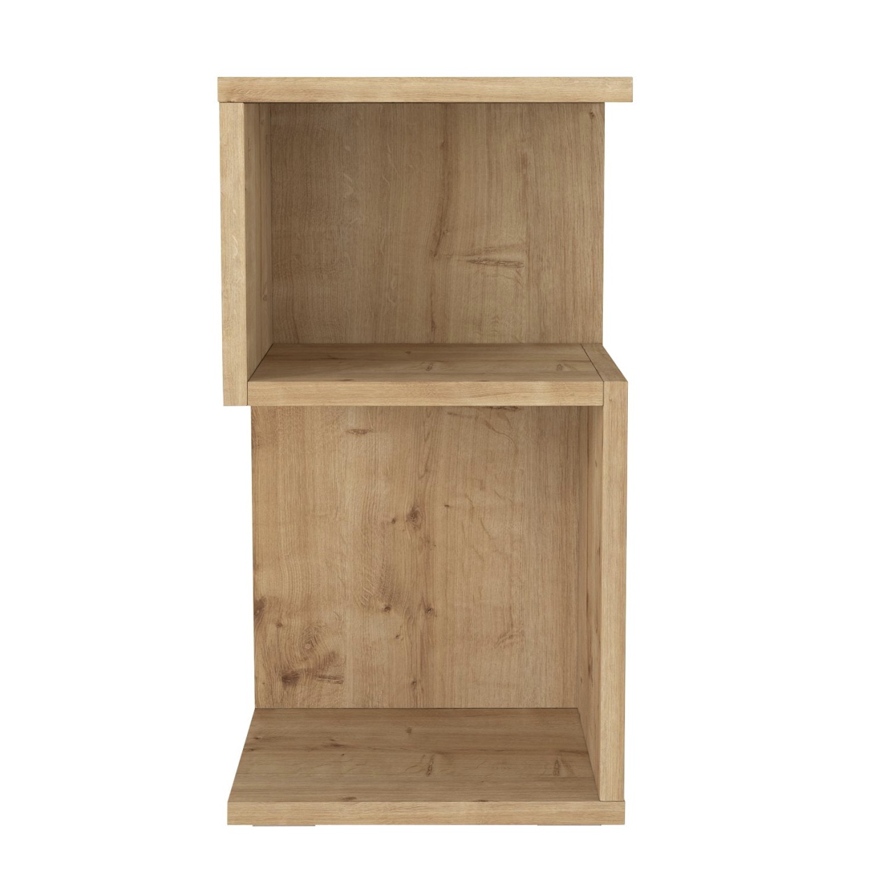 Masă de cafea cu rafturi pe trei niveluri in model S, Bardolino 30 x 30 x 55cm