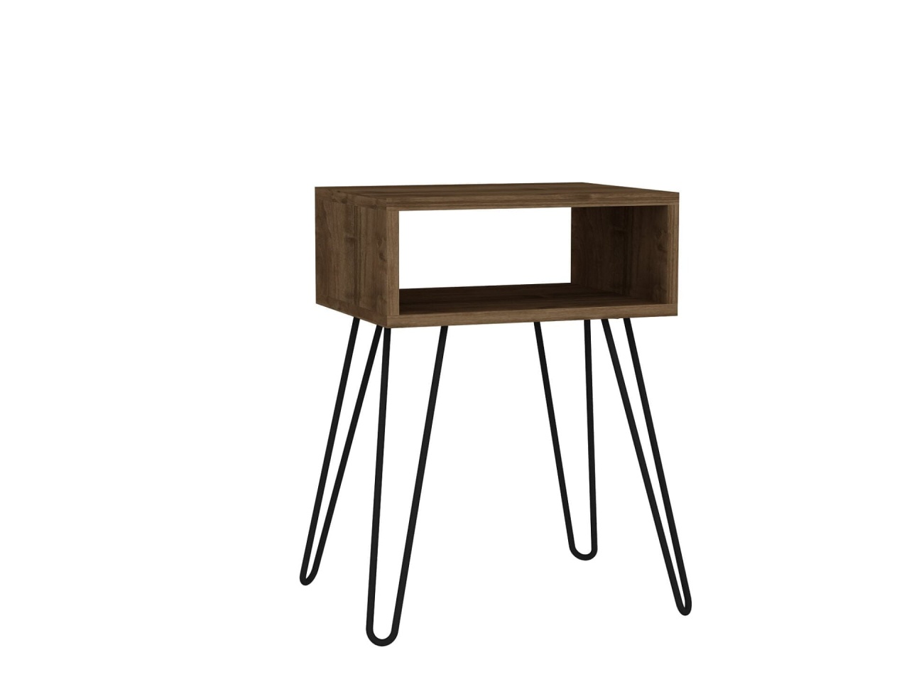 Noptiera Modera UnicUtil, pentru carti si reviste, 63,1 x 45 x 35 cm, Maro