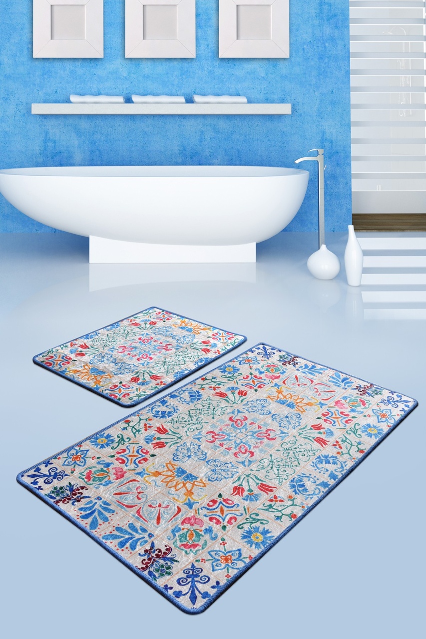Set covorase baie 2 piese, Deluxe Soft, UnicUtil, Multicolor