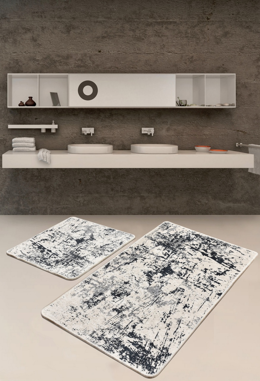 Set covorase baie 2 piese, Modern Look, UnicUtil, Multicolor