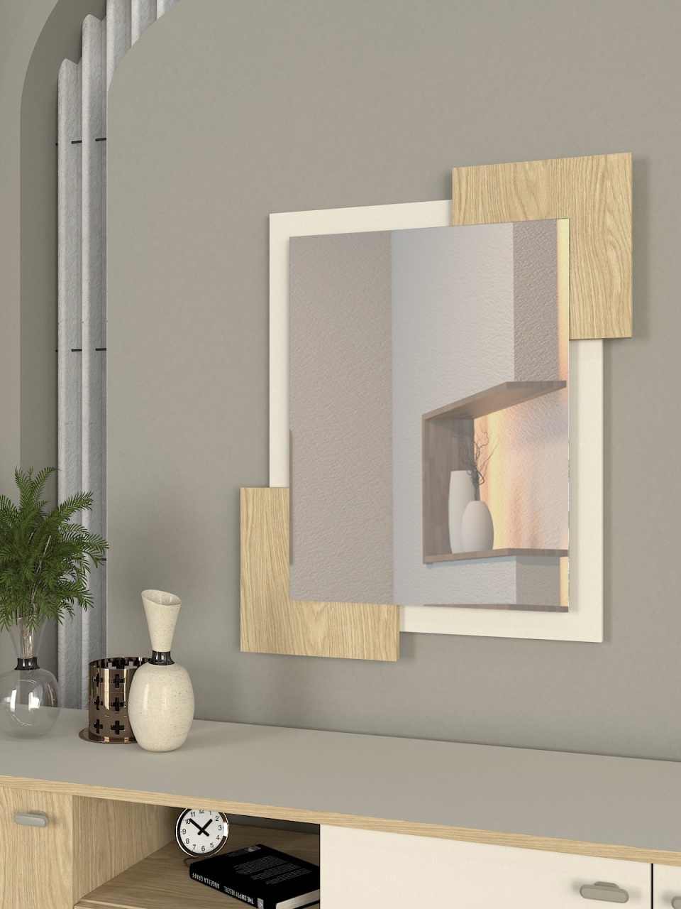 Oglinda, Urban Shape, UnicUtil, Crem