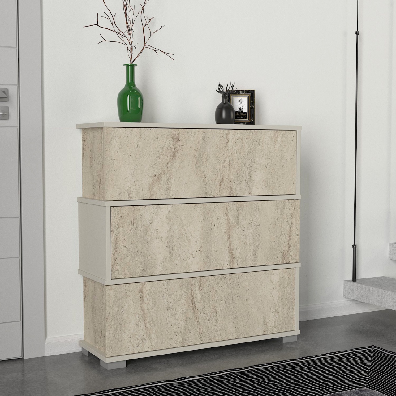Pantofar, Stone Serenity, UnicUtil, 90 x 30 x 93 cm, Crem