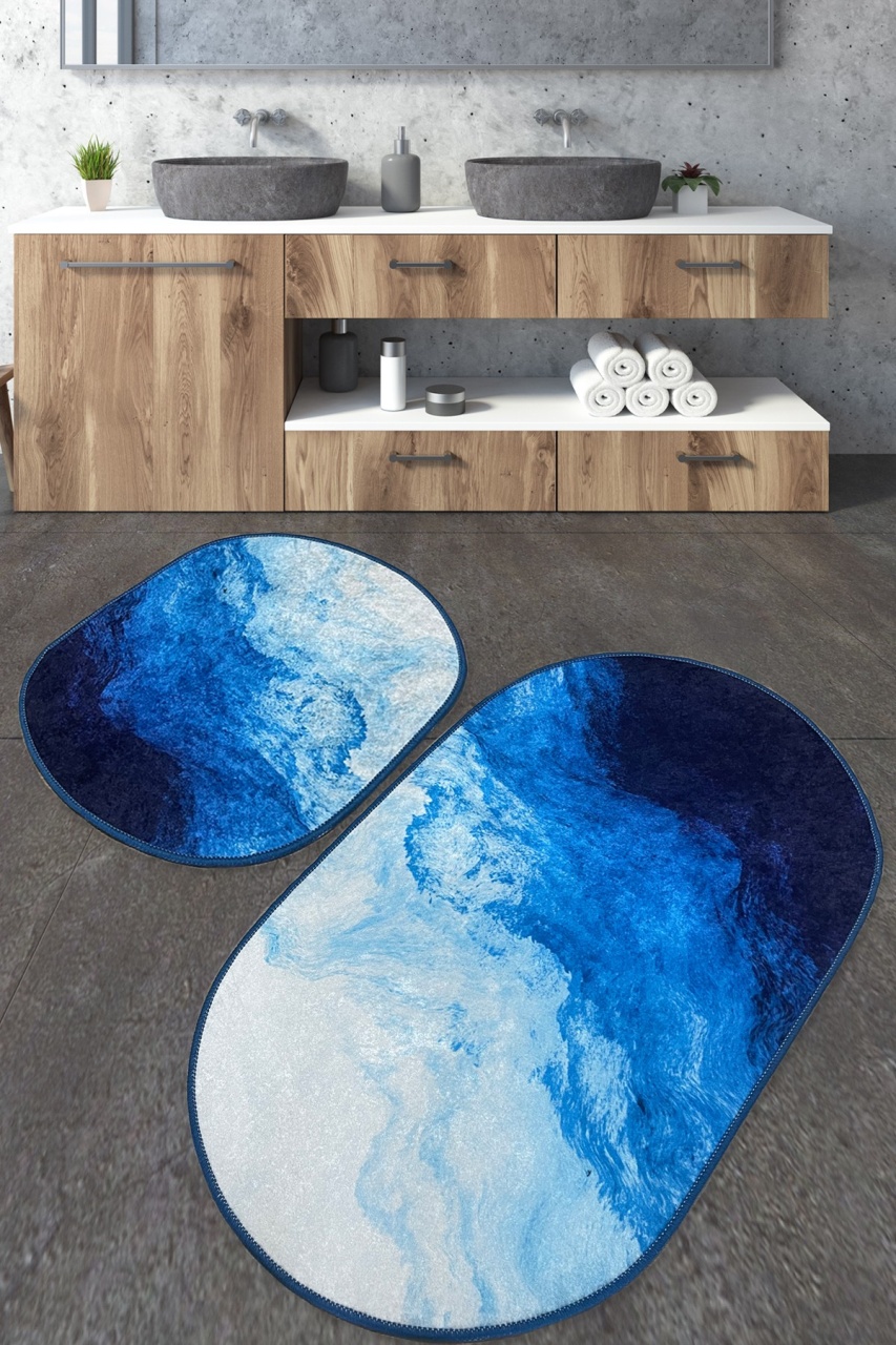 Set covorase baie 2 piese, Luxury Touch, UnicUtil, Multicolor