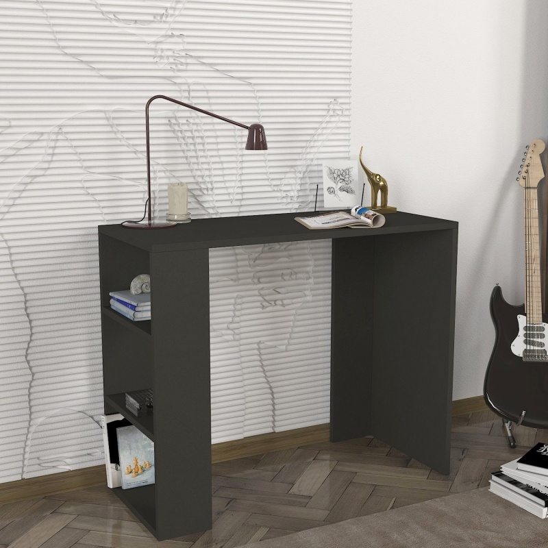 Birou Simplu, Design Modern, UnicUtil, 90 x 40 x 73.8 cm, Gri Antracit