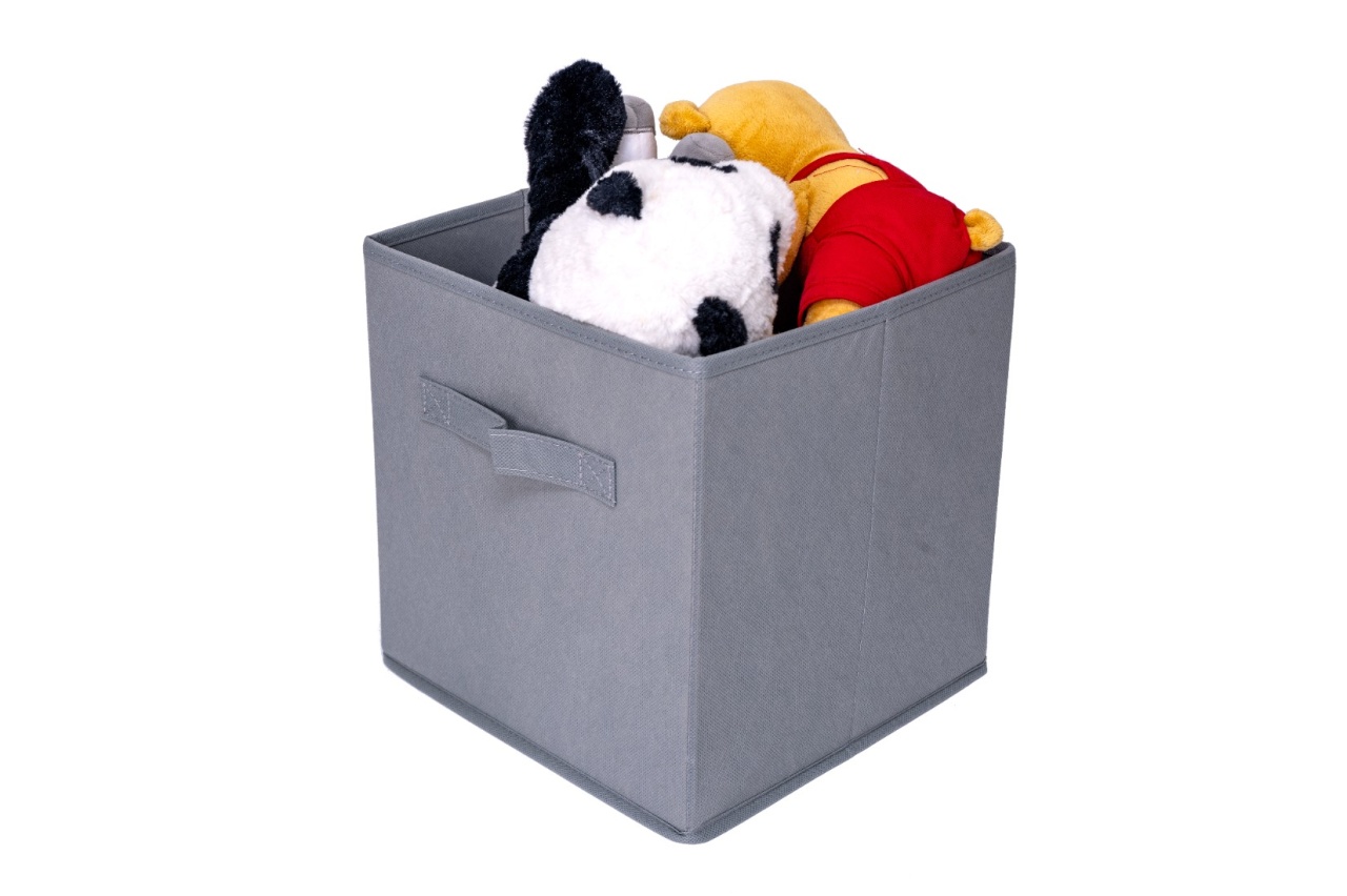 Cutie depozitare, Flex Box, UnicUtil, 28 x 28 x 28 cm, Gri