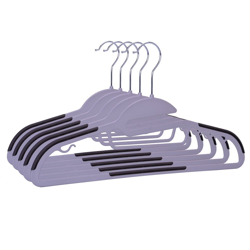 Umeraș din plastic cu margini antialunecare, Gri, 1 bucata