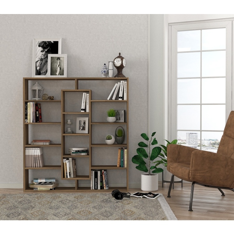 Bibliotecă, Ample Bookcase, UnicUtil, Maro