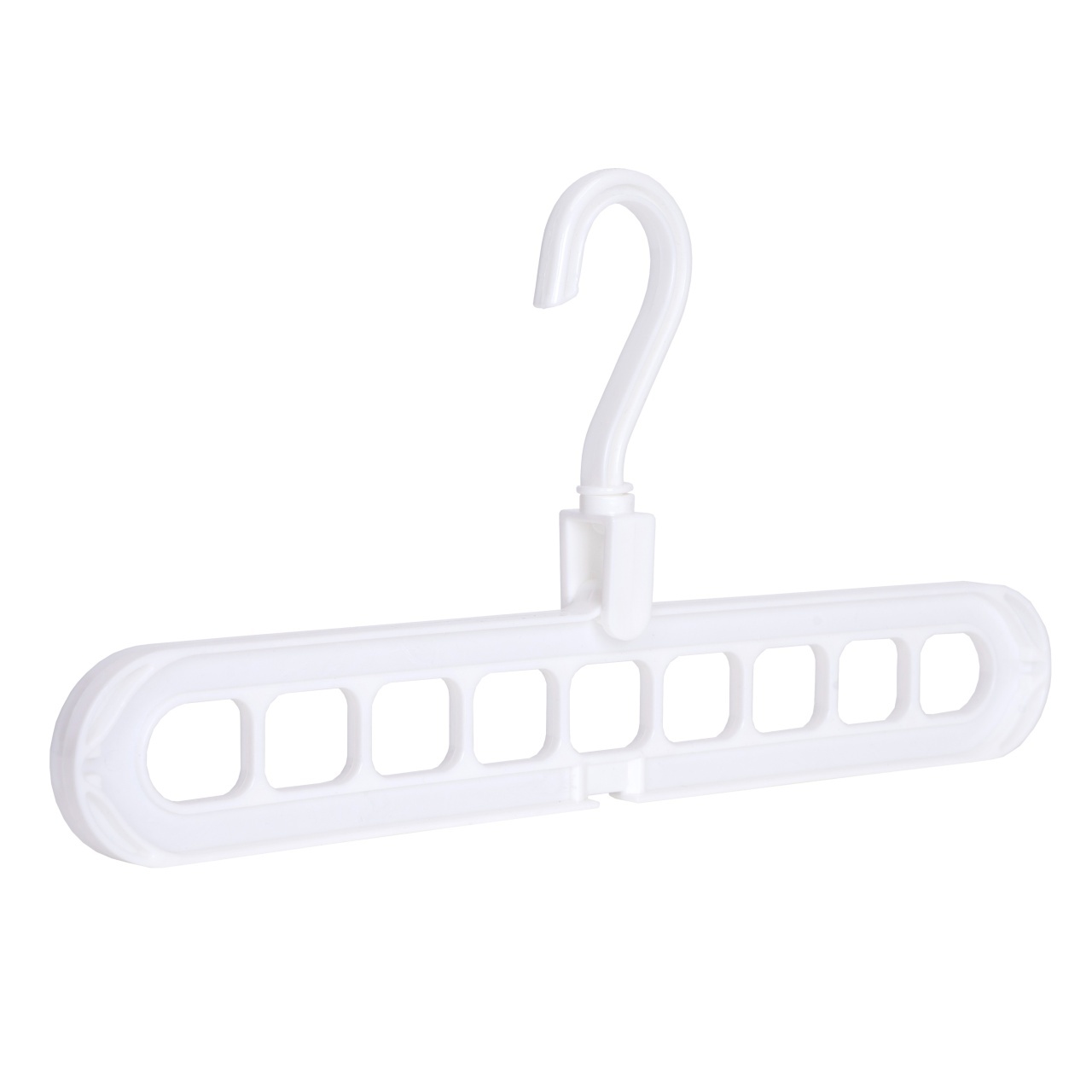 Umeraș din plastic alb pentru organizare orizontală și verticală - ideal pentru articole speciale, 1 bucata