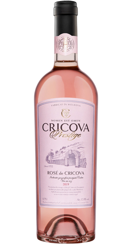 Cricova Prestige Rose 0.75L 12.5%