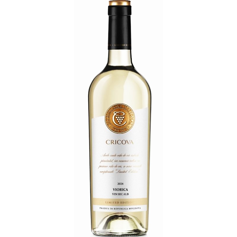 Vin Cricova Viorica Editie Limitata 2025 Alb Sec 0.75L