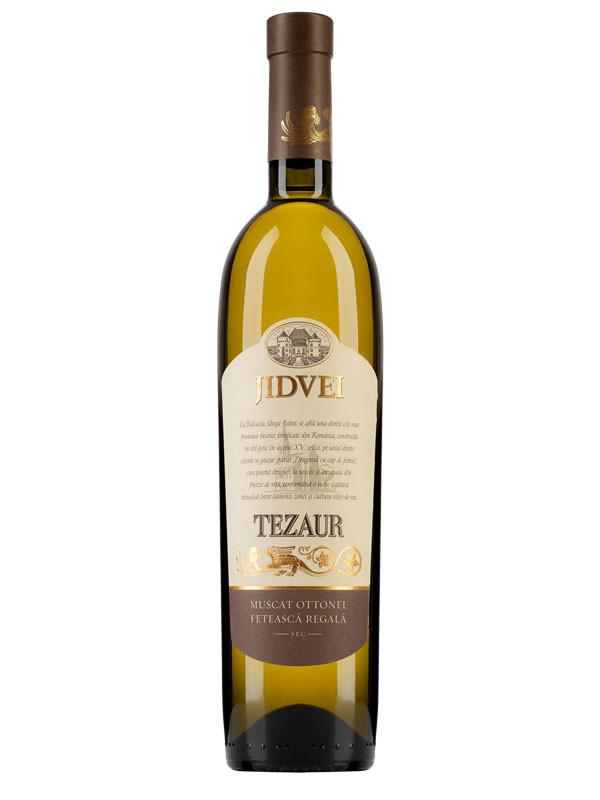 Vin Jidvei Tezaur Muscat Ottonel & Feteasca Regala 0.75L 12%
