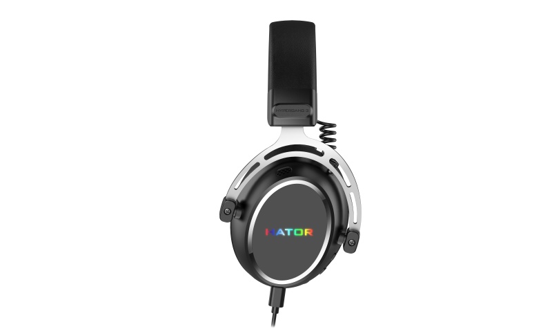 Casti Gaming Head-band HATOR Hypergang 3 USB, Wireless, Noise-canceling, Negru