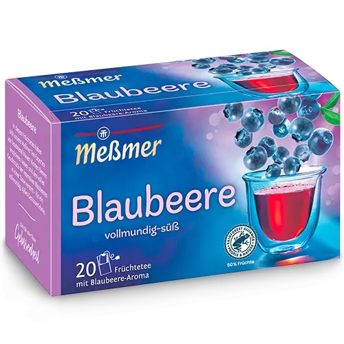 Ceai Mic Dejun Meßmer Classic Blaubeere , Messmer Afine 20 plicuri x 2.25 Gr