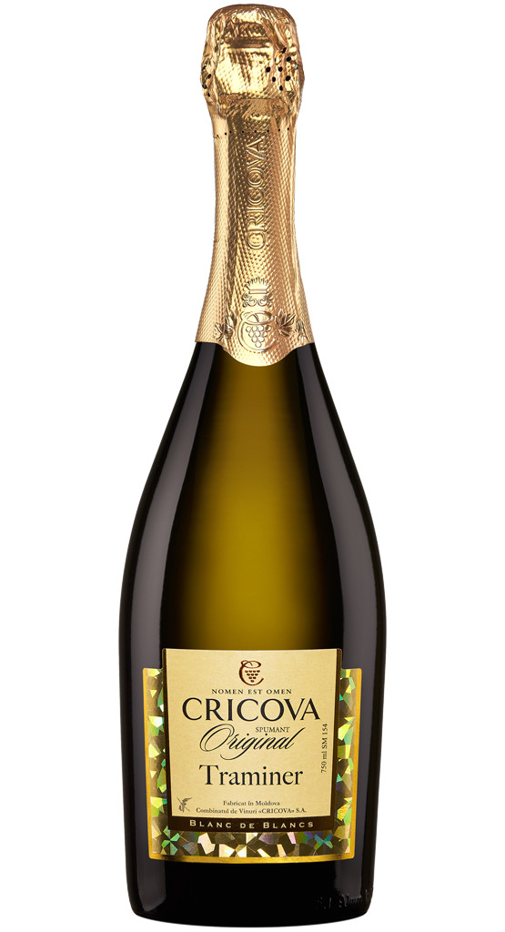 Cricova Spumant Traminer Alb Demisec 0.75L