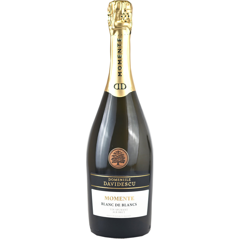 Domeniile Davidescu Momente Spumant Blanc de Blancs Alb Brut 0.75L