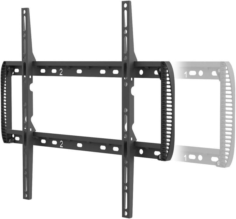 Suport TV de perete Barkan, pentru ecrane de pana la 13" - 90", greutate maxima suportata 60kg, distanta fata de perete 80mm - 200mm, VESA max.
