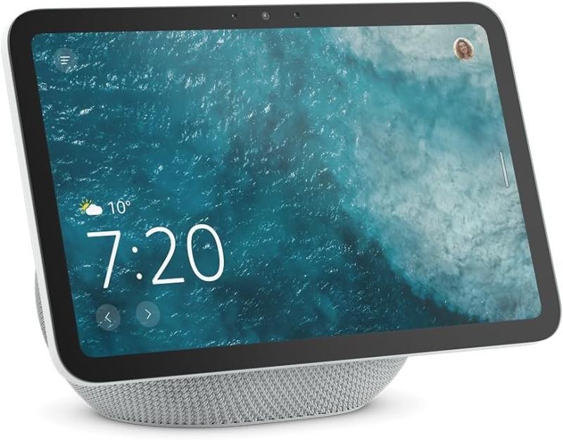 Amazon Echo Show 8. Virtual assistant: Amazon Alexa, Shape: Rectangle, Product colour: White. Display diagonal: 22.1 cm (8.7"), Camera resolution