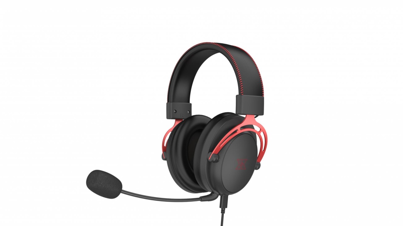 Căști de gaming Serioux Nimbus, cu mufă de 3,5 mm + USB 7.1, tip difuzor ∅53 mm, sensibilitate difuzor: 120 ± 3 dB, răspuns în frecvență: 20Hz-20KHz,