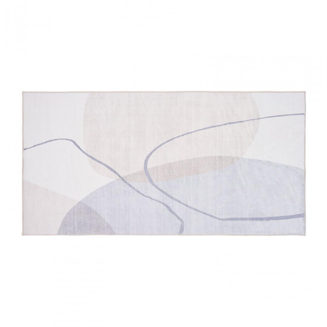 Covor printat, CONOR 70x140 cm, lavabil cu spate antialunecare, inaltime fir 3mm