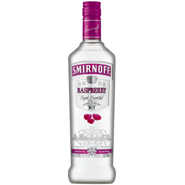 Vodka Smirnoff Raspberry 0.7L 37.5%