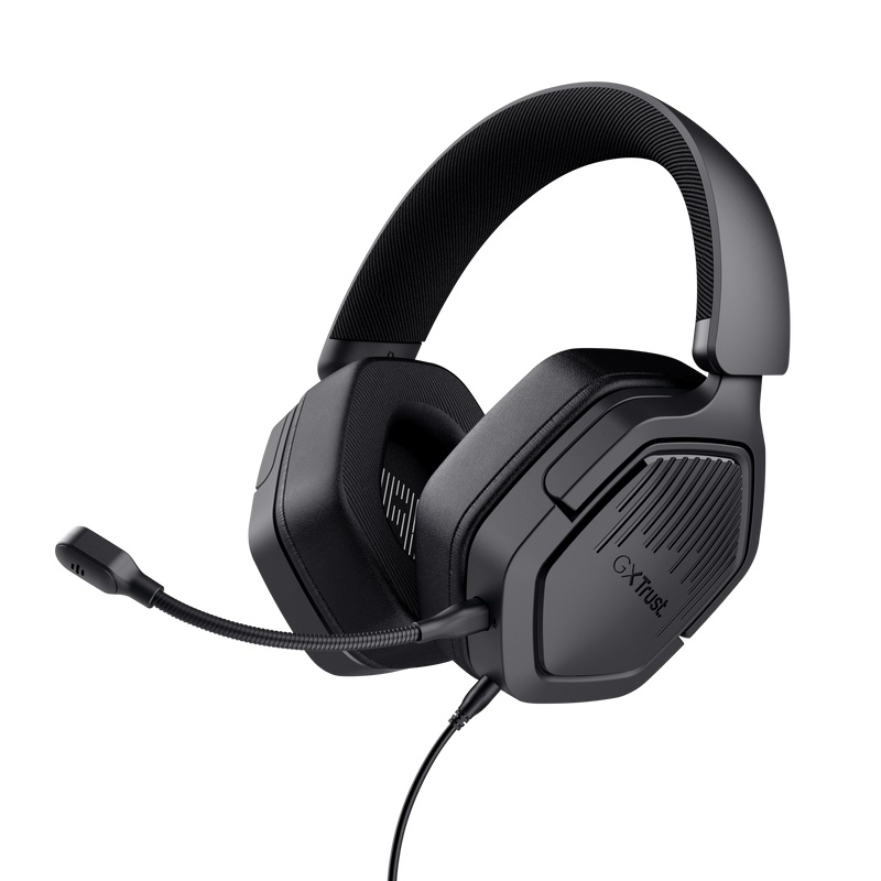 Casti Gaming Head-band Trust GXT492 Carus, Wired, Negru