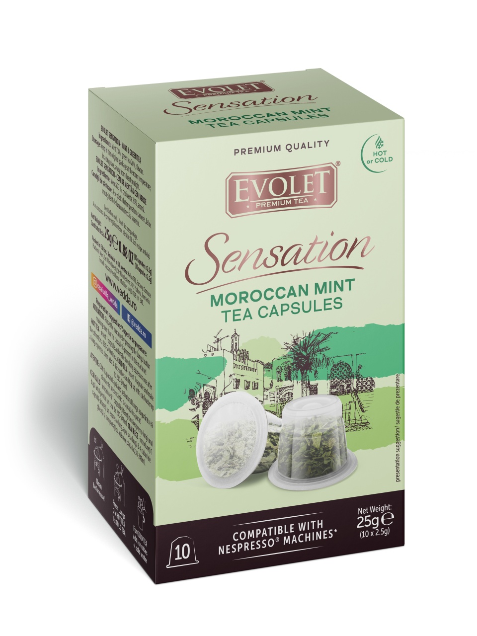 Ceai Evolet Sensation Morocan Mint Tea 10 capsule x 2.5g