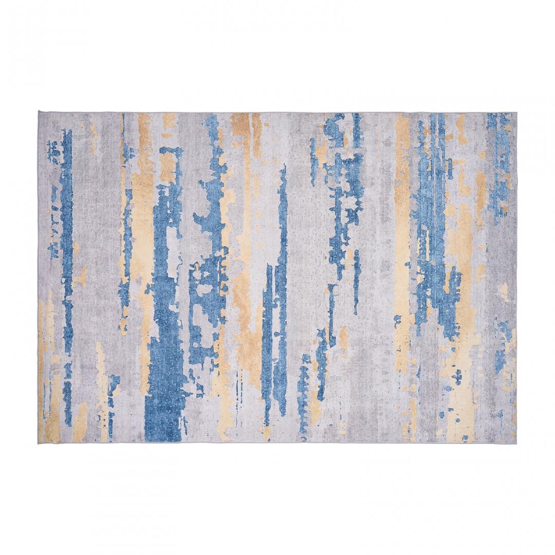 Covor printat, LUNA 160x230 cm, lavabil cu spate antialunecare, inaltime fir 3mm