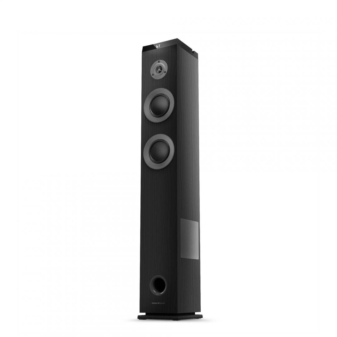 Sistem Audio 2.1 Energy System Tower 5 MAX, bluetooth 5.3, interfata jack 3.5mm, putere: 100W, frecventa raspuns 40 Hz ~ 18 kHz, frecventa FM: 87,5 -