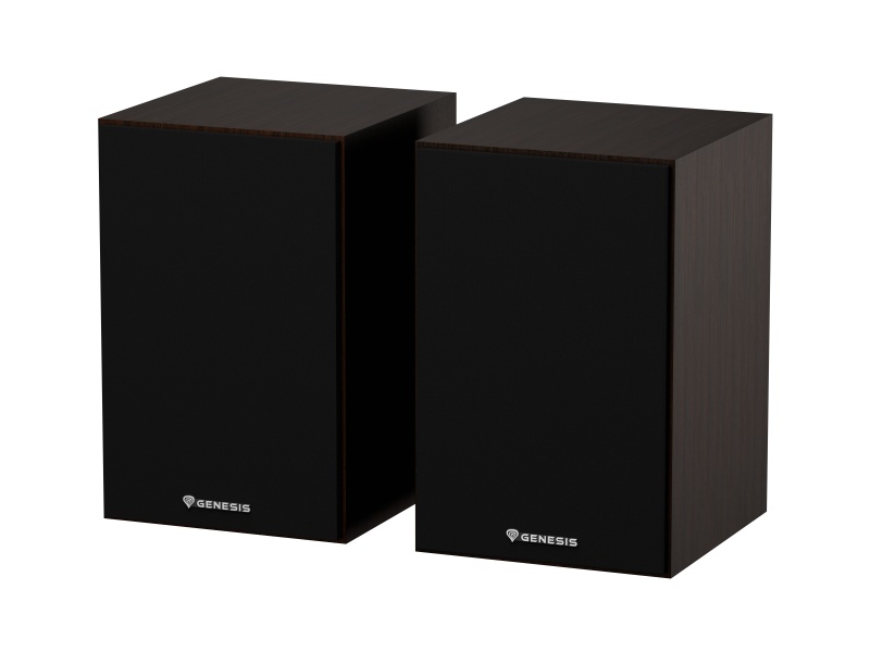 Boxe Genesis Arsen 302BT 2.0, putere RMS 10W x 2, frecventa raspusn 60 - 20000 Hz, material MDF, maro