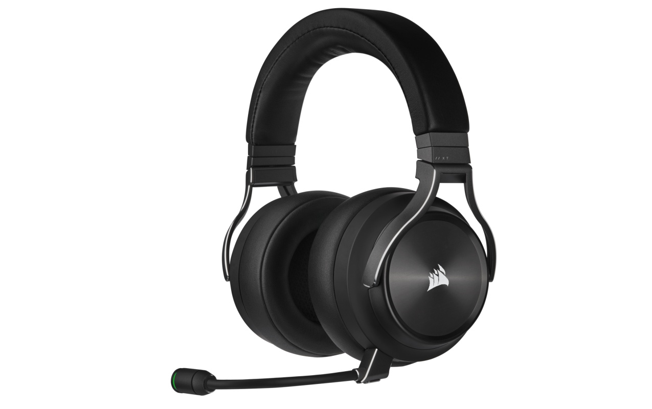 Casti Gaming Head-band CORSAIR VIRTUOSO RGB Wireless XT, Wireless, Negru