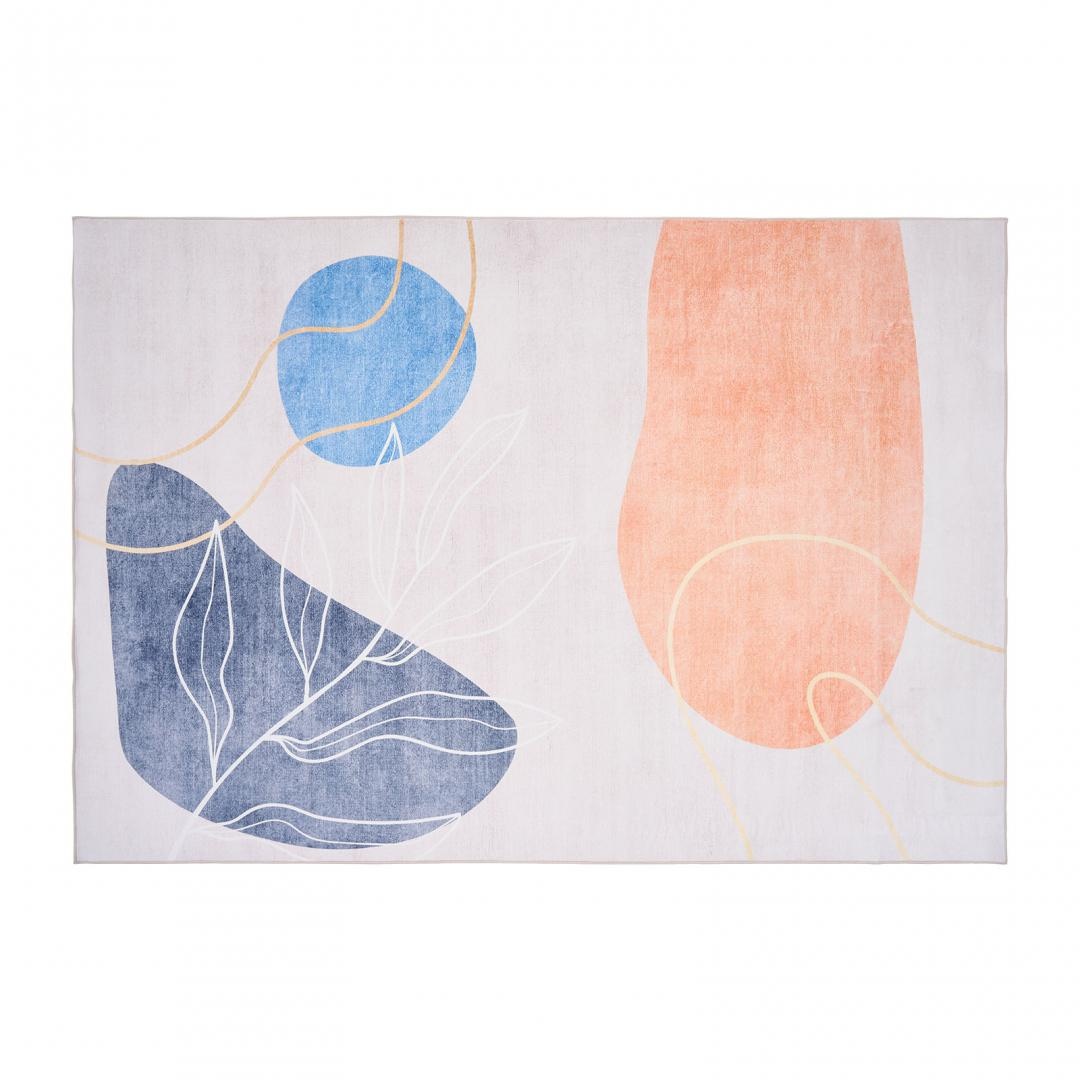 Covor printat, GRACE 160x230 cm, lavabil cu spate antialunecare, inaltime fir 3mm