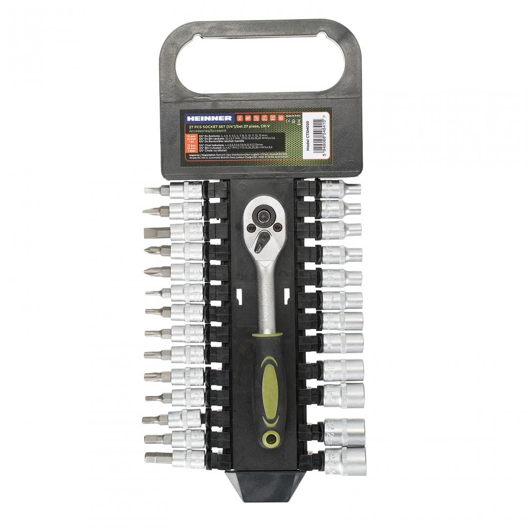 HEINNER SET 27 PIESE 1/4" CR-V