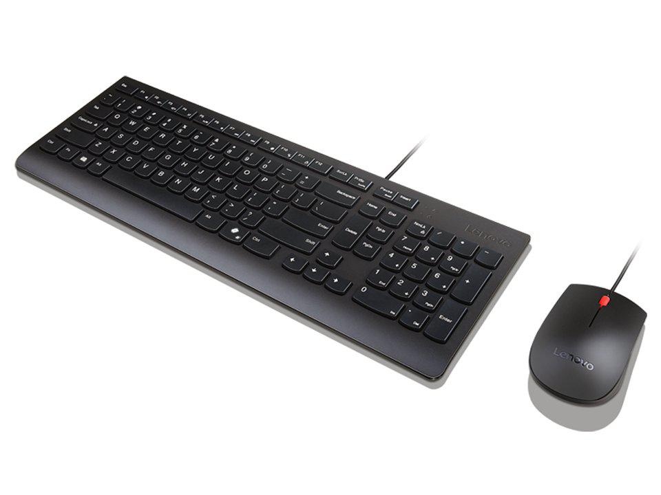 Lenovo Essential Wireless Combo Keyboard & Mouse Gen2 Black-Serbian; Keyboard Layout: 2.5-zone; Button Life: 3 million clicks for left and right
