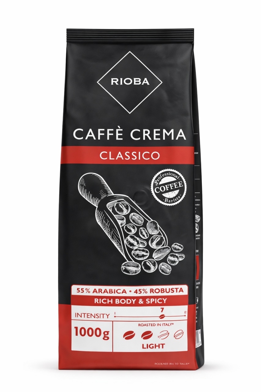 Rioba Cafea Boabe Caffe Crema Classico 1 kg