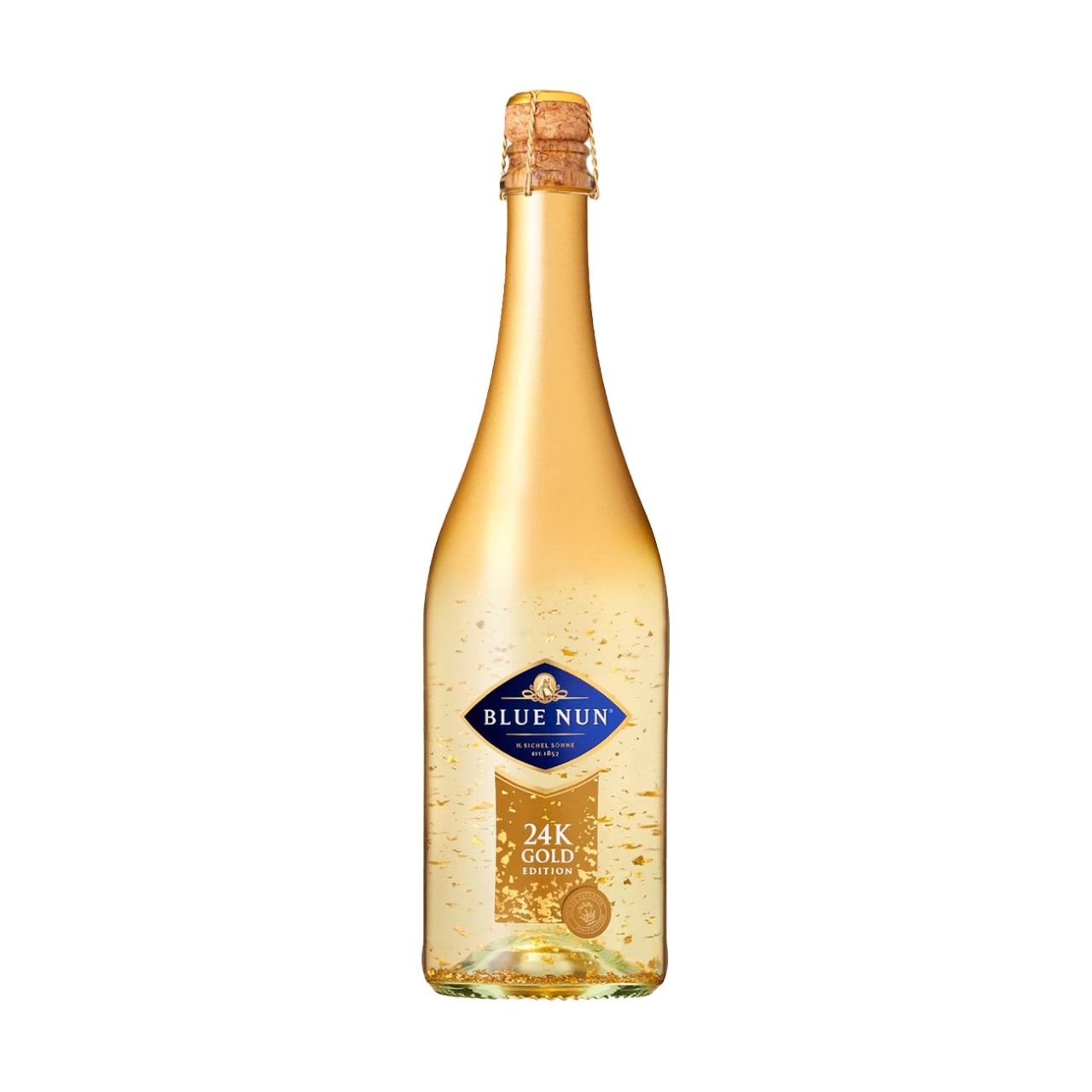 Spumant Alb Blue Nun Gold Foite de Aur 24K 0.75L