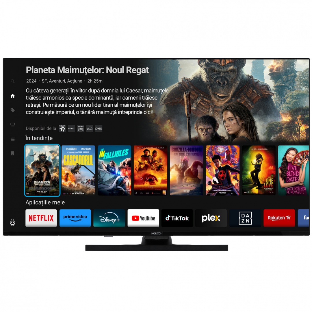 QLED TV HORIZON SMART 55HQ8560U/D, 55" D-LED, 4K Ultra HD, DVB-S2/T2/C, CME 800Hz, TiVo, Contrast 3000:1, 250 cd/m2, 1x CI+, 3x HDMI (v2.1), 2x