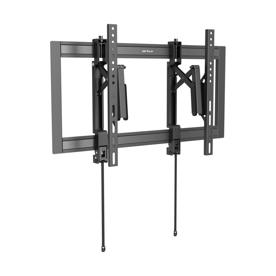 Suport TV Serioux Reglabil 37-90" 80kg Dimensiune ecran compatibilă 37"-90" Compatibil VESA 200x200, 300x200, 400x200, 300x300, 400x300, 400x400,