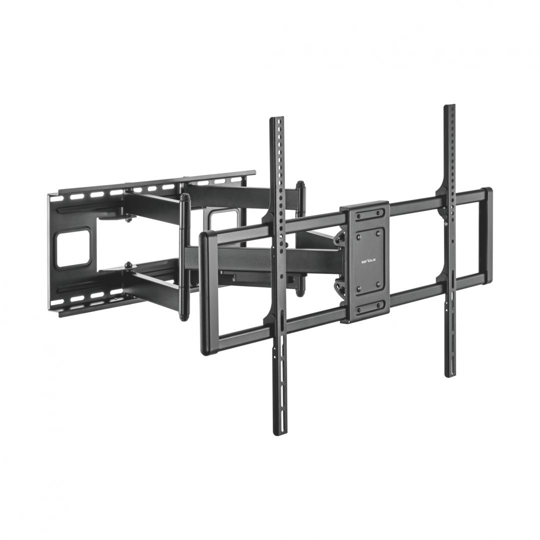 Suport TV Serioux Reglabil 60-120" 120kg Fit Screen Size 37"-90" VESA Compatible 200x100 - 600x400 Weight Capacity 75kg Profile 70~422mm Tilt Range