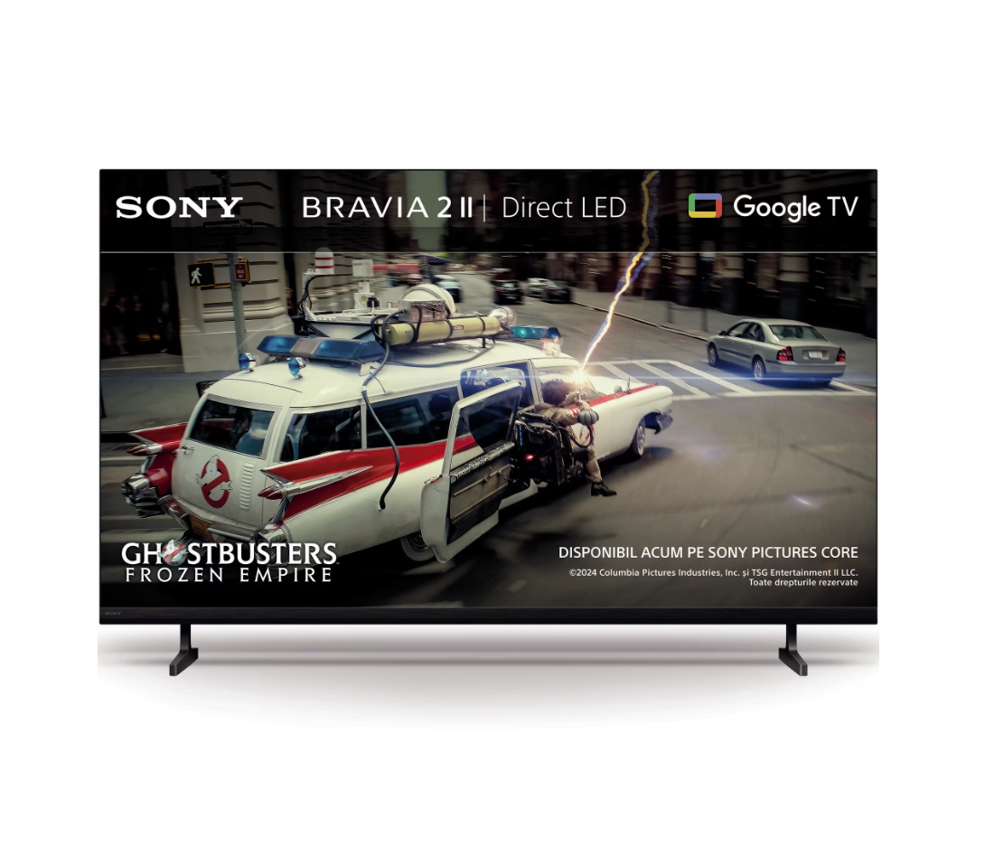 Televizor Sony BRAVIA 2 II LED 55S25M2, 139 cm, Smart Google TV, 4K Ultra HD, Clasa E (Model 2026)