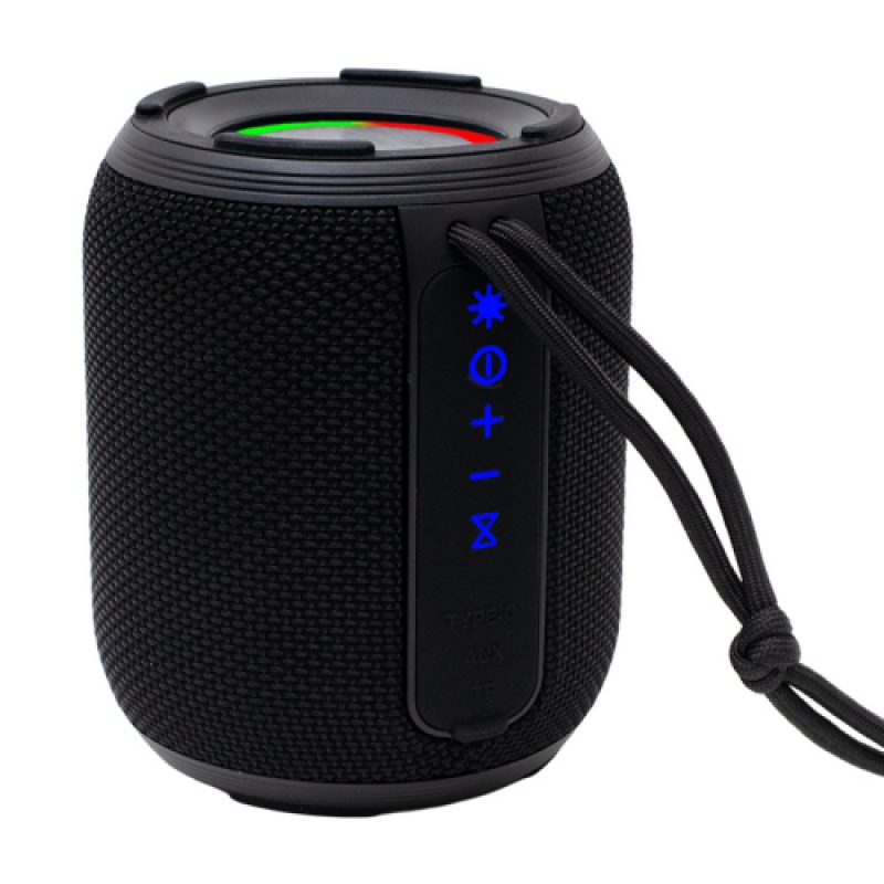 Boxa Spacer portabila bluetooth, YOUPI-BK, RMS: 6W, RGB, acumulator 1800mAh, timp de functionare pana la 5 ore, pana la 10m, AUX, FM radio, microSD,