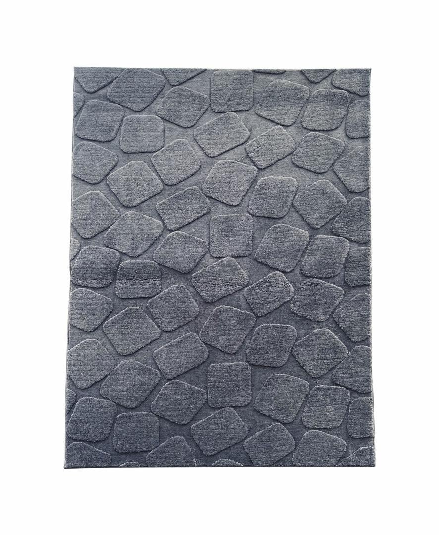 Covor, model in relief,Stone,160x230 Gri