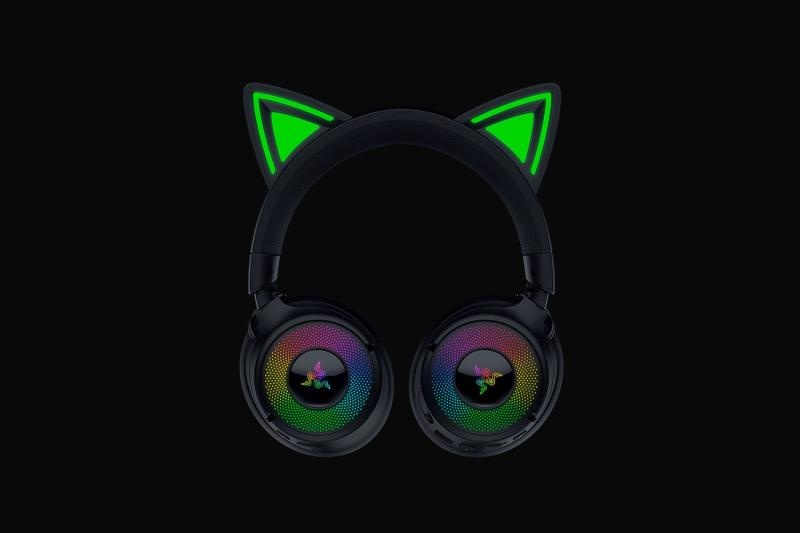 Casti Gaming Head-band RAZER Kraken Kitty V3 Pro, wireless, Negru