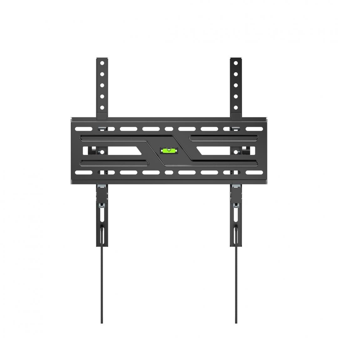 Suport perete TV Serioux 32-75" Tilt 75kg Profil 50mm Material: Otel Finisarea suprafeței: vopsea electrostatica Dimensiune ecran: 32"-75"