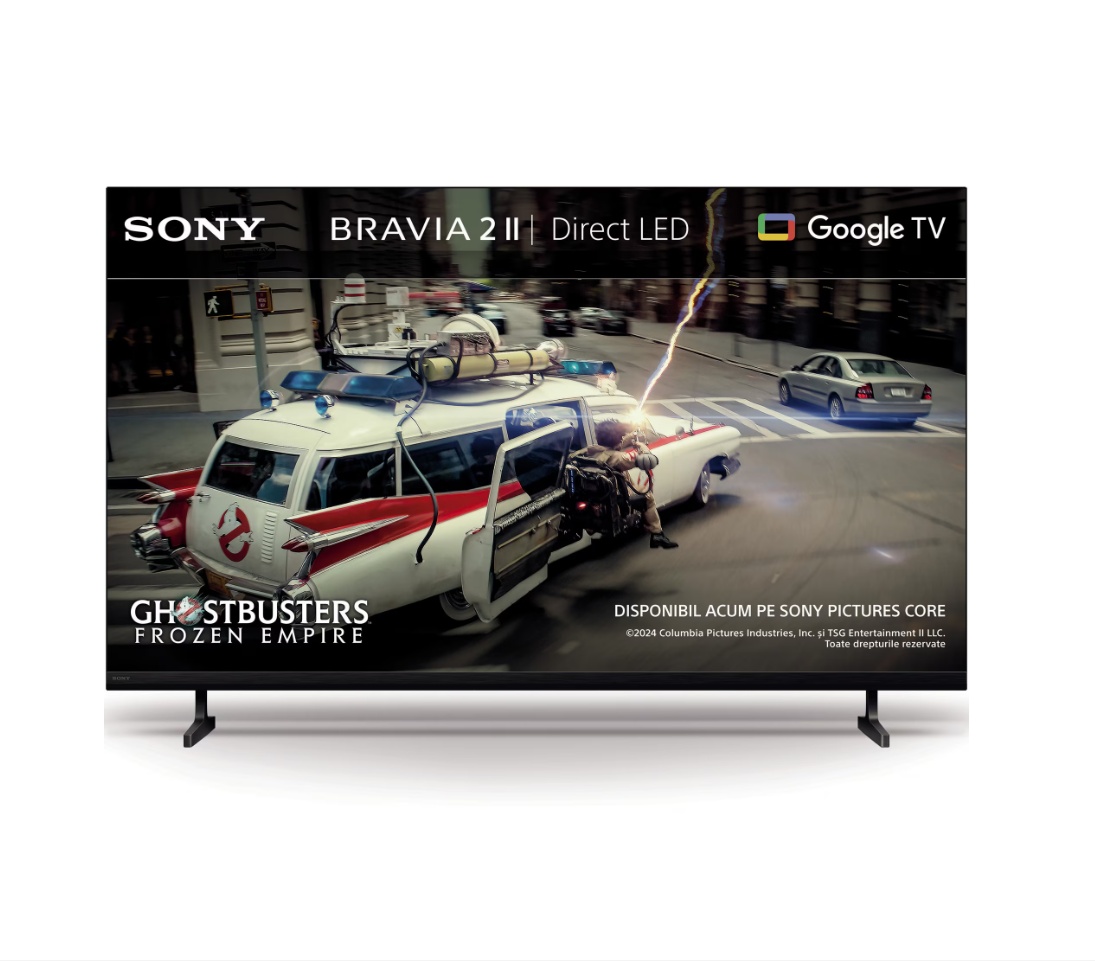 Televizor Sony BRAVIA 2 II LED 65S25M2, 164 cm, Smart Google TV, 4K Ultra HD, Clasa E (Model 2026)