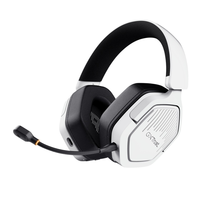 Casti Gaming Head-band Trust GXT 493PS Carus, Wireless, Alb